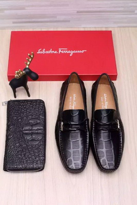 Salvatore Ferragamo Business Casual Men Shoes--062